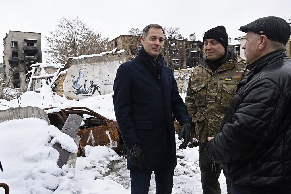 De Croo in Ukraine: 'The brutality of this Russian war seems totally unreal'