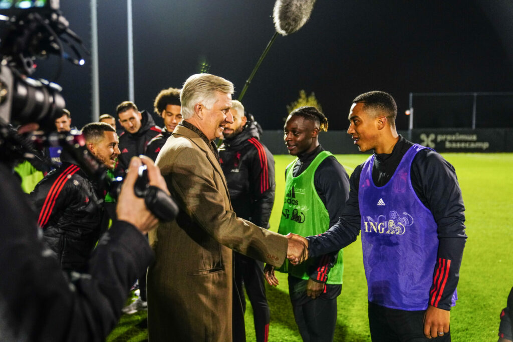 King Philippe appears in Red Devils promotional video