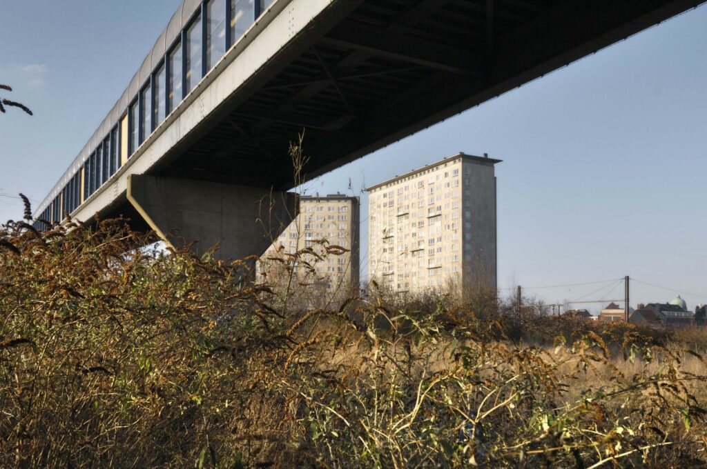 Derelict site next to West Station in Molenbeek becomes 'evolving' park