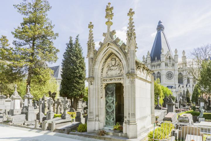 The cemetery where Belgian kings are buried