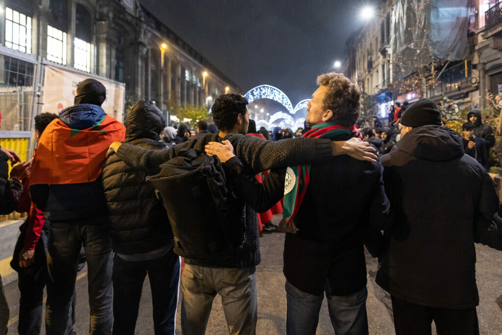 How Morocco fans in Brussels have (really) celebrated their World Cup campaign