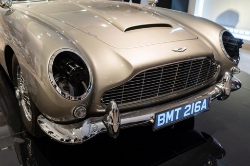 Iconic James Bond vehicles on display at Brussels Expo