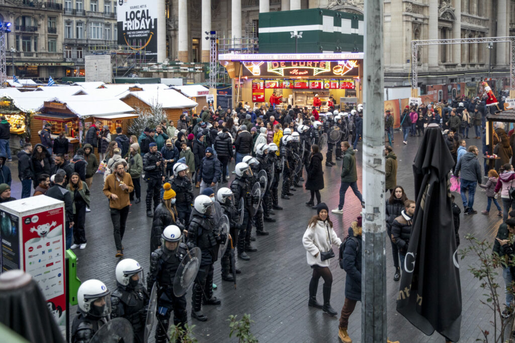Brussels police adapt strategy for Belgium and Morocco matches today