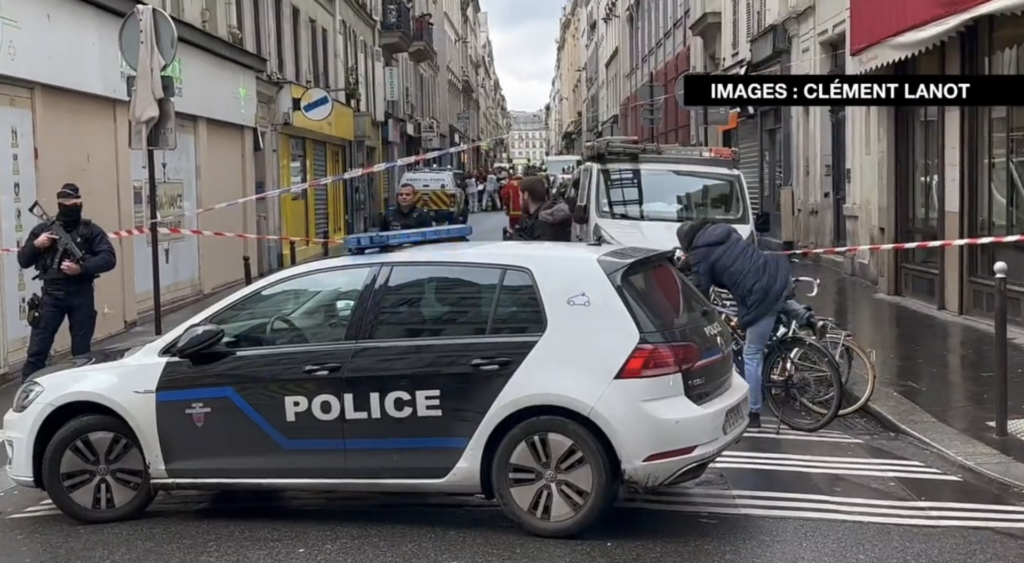 At least three dead and four injured in shooting in Paris