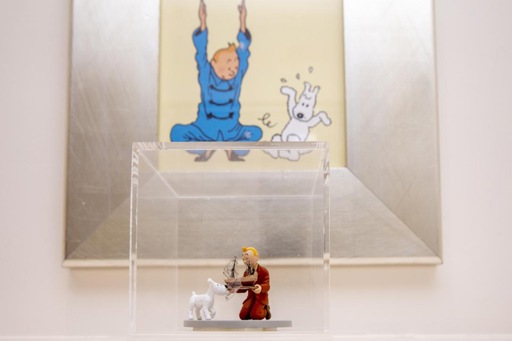 Tintin drawing estimated at €2.2 to €3.2 million to be exhibited in Brussels