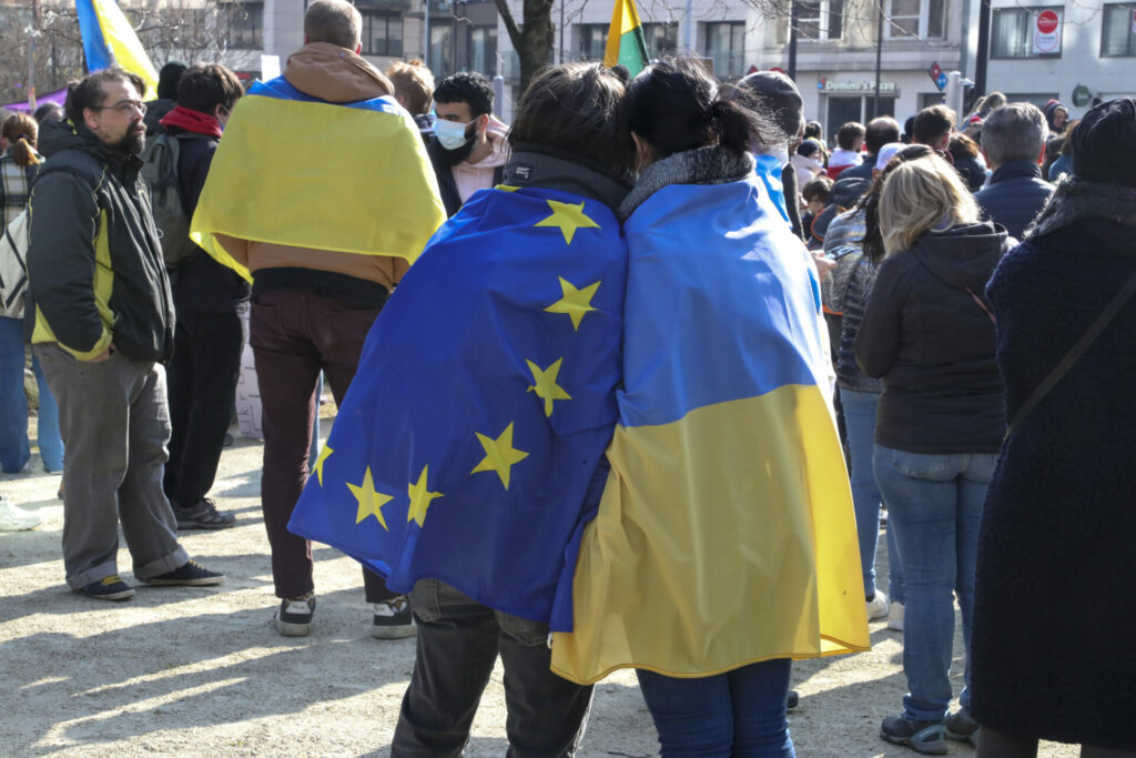 Mechelen opens Ukraine solidarity spot on Grote Markt