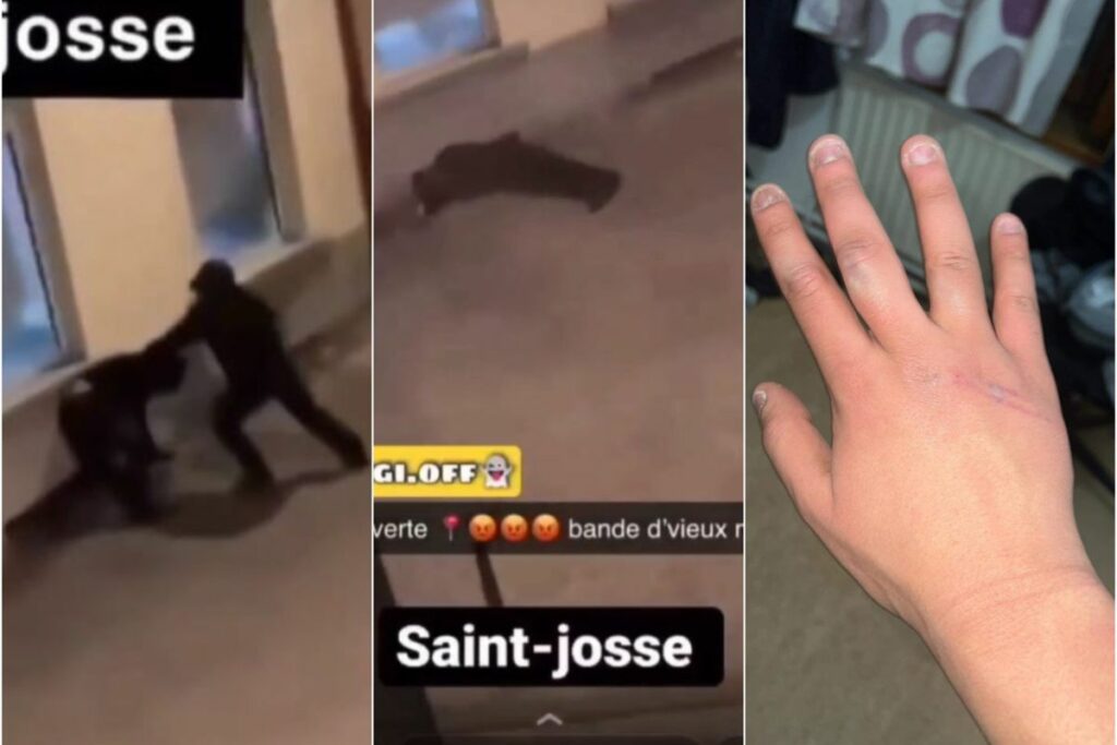 Police officer filmed beating young man with baton in Saint-Josse