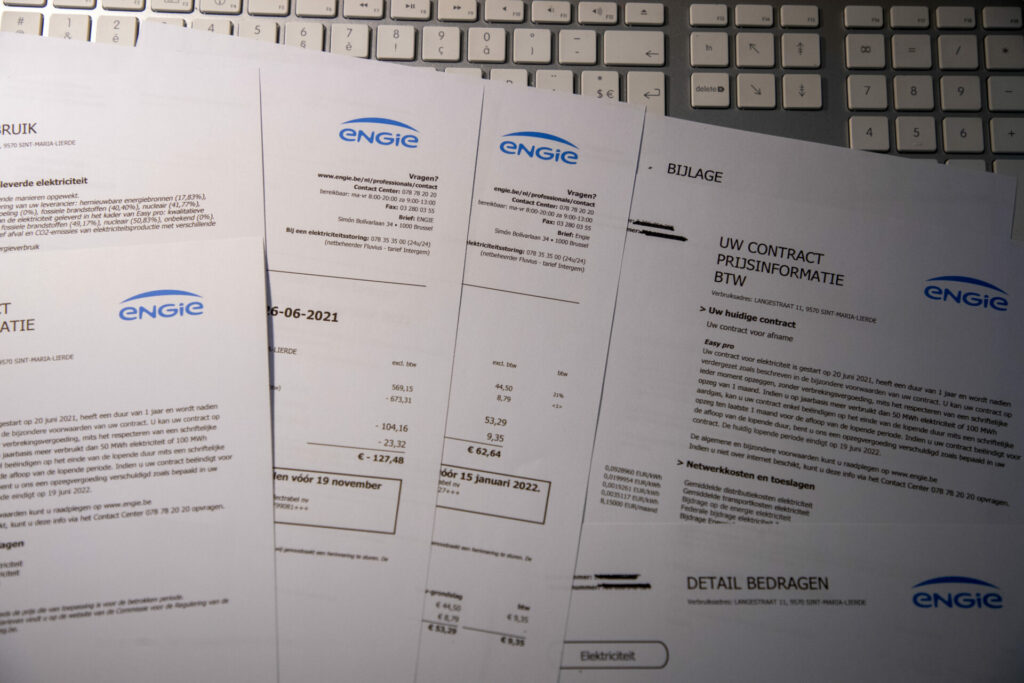 Paying energy bills in monthly instalments has doubled in Flanders