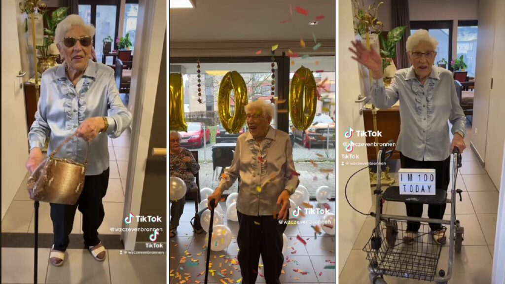 100-year-old Belgian becomes unexpected TikTok star