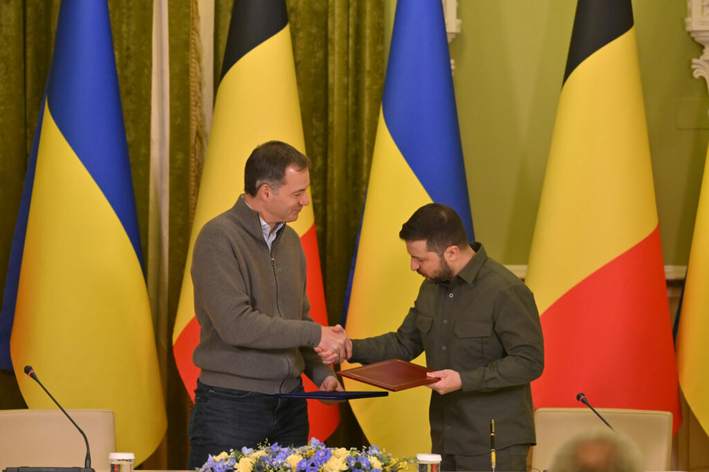 Belgian PM De Croo confirms aid to Ukraine for 'as long as necessary'