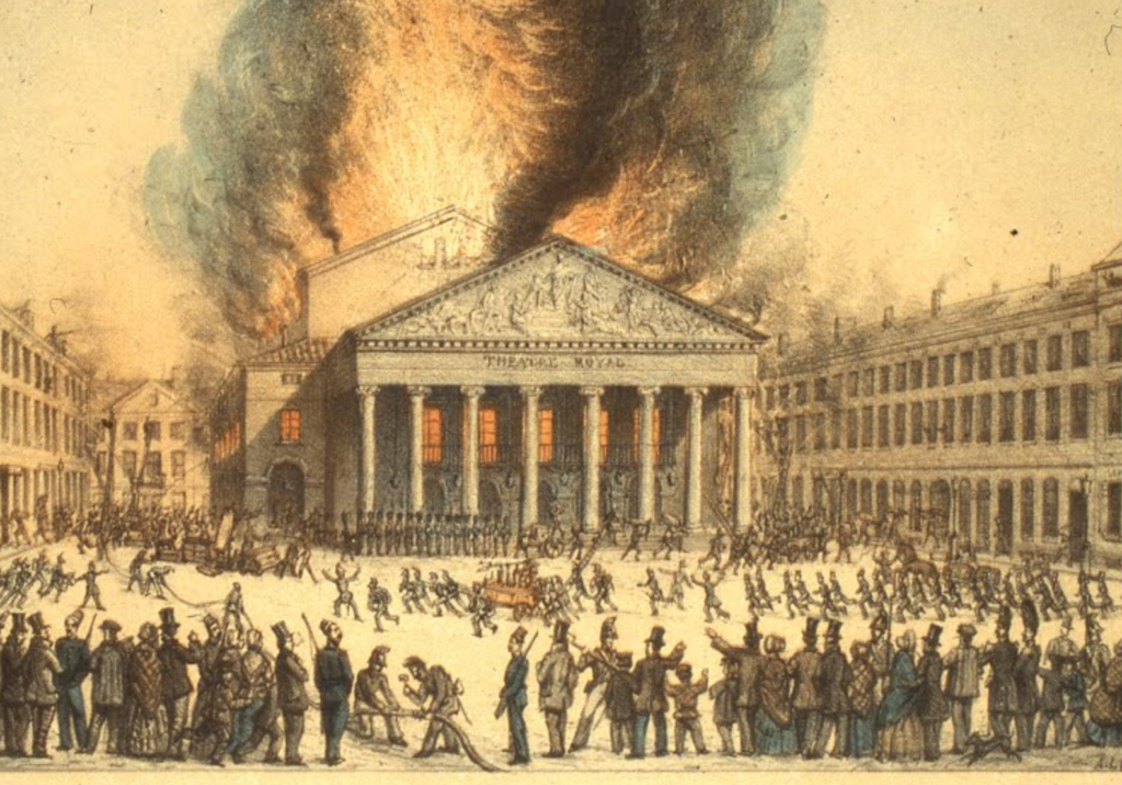 Today in History: Théâtre de la Monnaie destroyed by fire