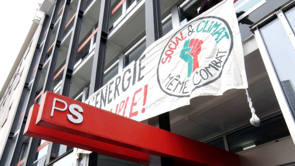 'Untenable situation': Activists occupying Brussels offices of PS, MR and Ecolo