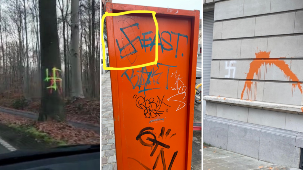 Antisemitism: Swastikas and neo-Nazi symbols appear in Brussels
