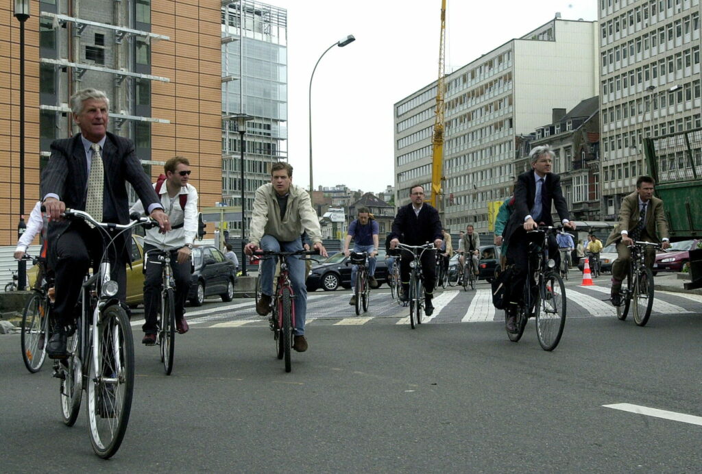 A wheely good commute: Massive rise in Belgians biking to work