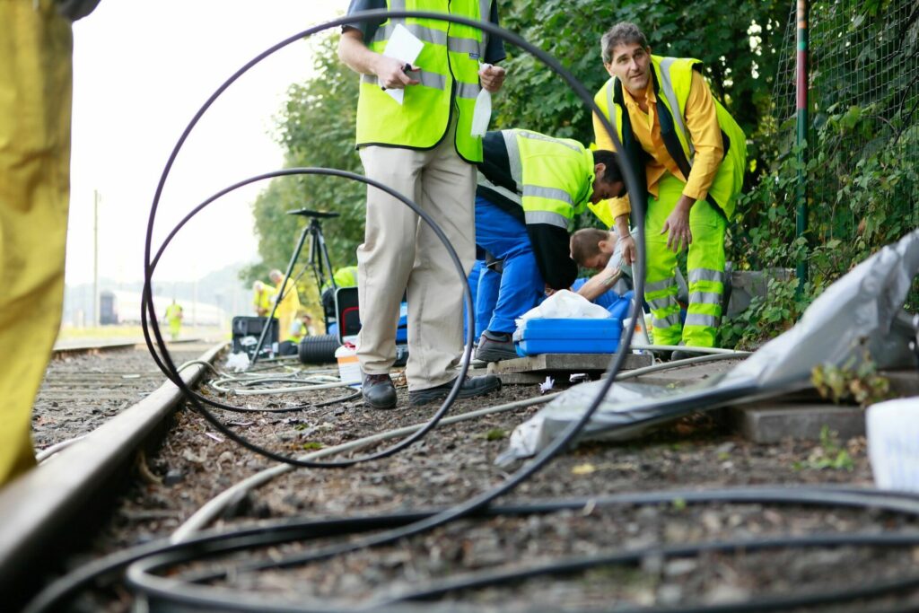Kilometres of cable stolen from Brussels-Luxembourg line