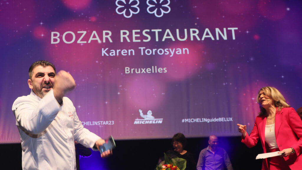 Second Michelin star for Brussels chef Karen Torosyan and the Bozar Restaurant