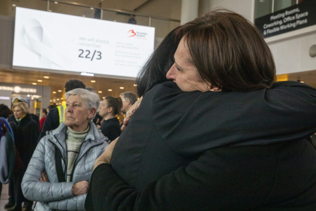 Victims of Brussels terror attacks remembered at airport and Maelbeek metro