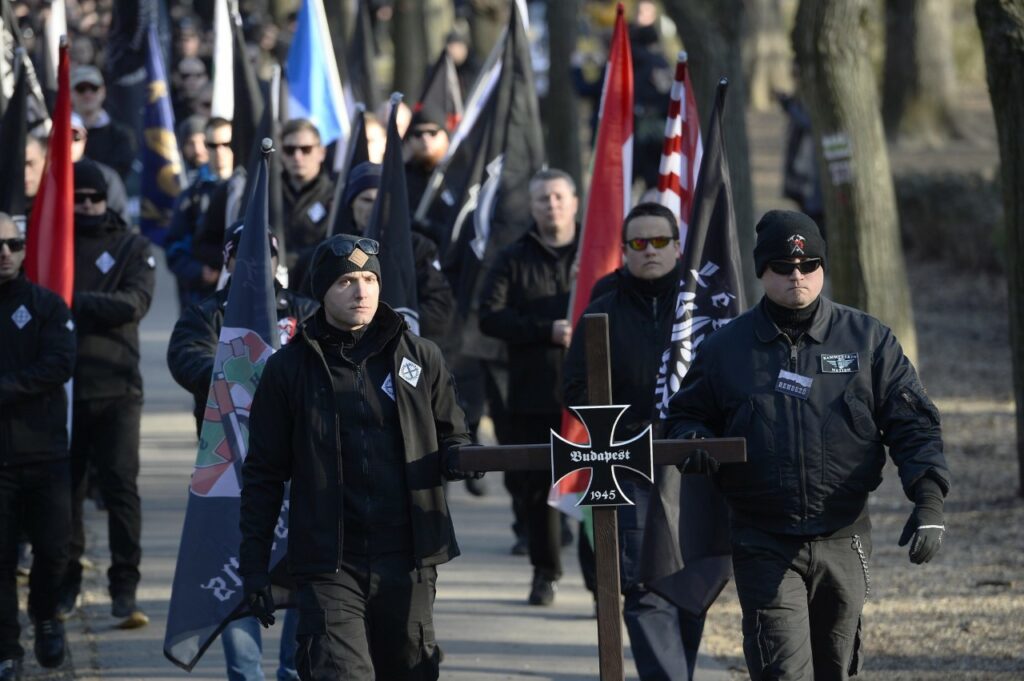 Neo-Nazis marching on the streets in European cities despite EU bans