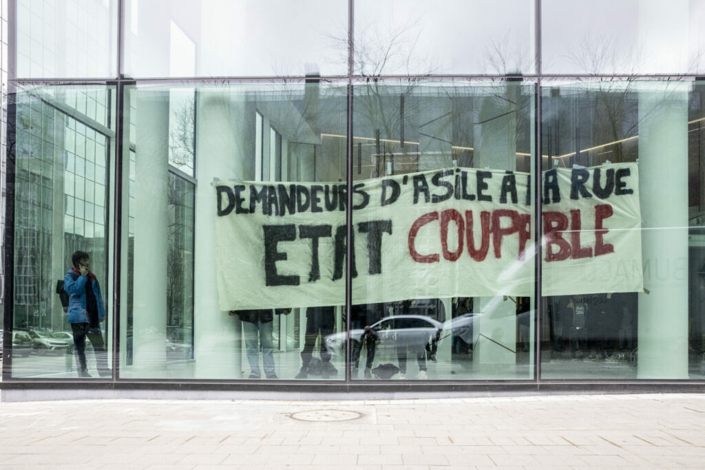 Asylum seekers occupy future HQ of National Crisis Centre