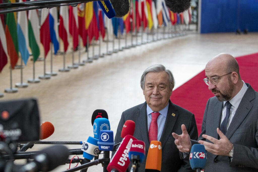 'We are going backwards': UN chief warns EU leaders of severe food insecurity