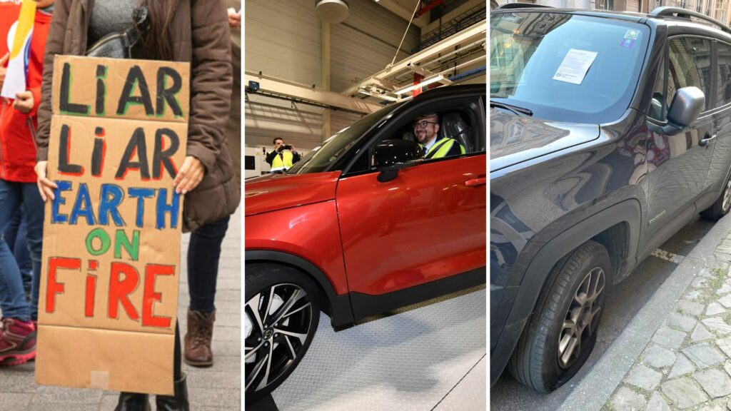 Vigilantes or vandals? 'Tyre extinguishers' target Brussels SUVs