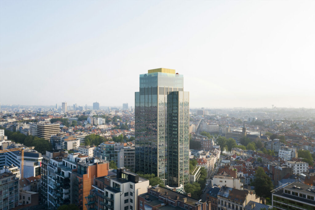 Brussels to renovate iconic Blue Tower on Avenue Louise