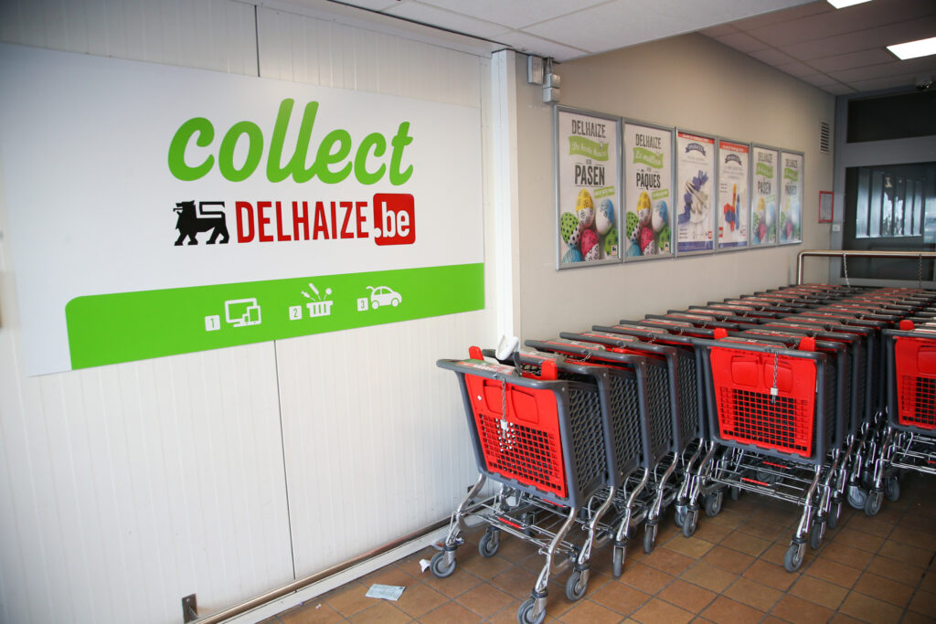 Delhaize relaunches its collection service, but only in Flanders