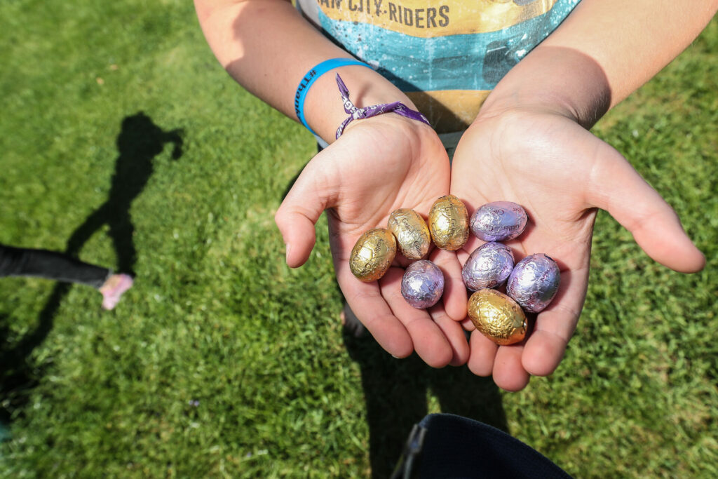 Inconsistent colour coding continues to add mystery to Easter egg hunts
