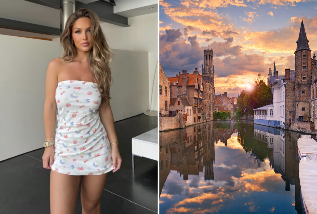 Britain's 'most beautiful woman' lives in... Bruges