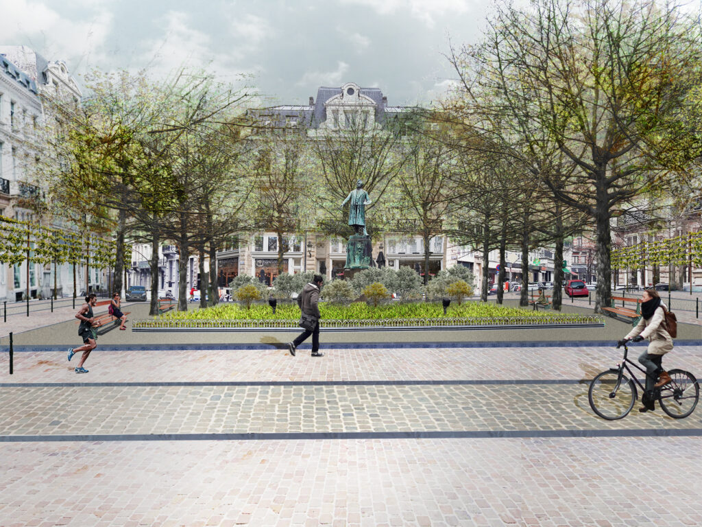 Brussels to redevelop Place de la Liberté following failed urban greening project