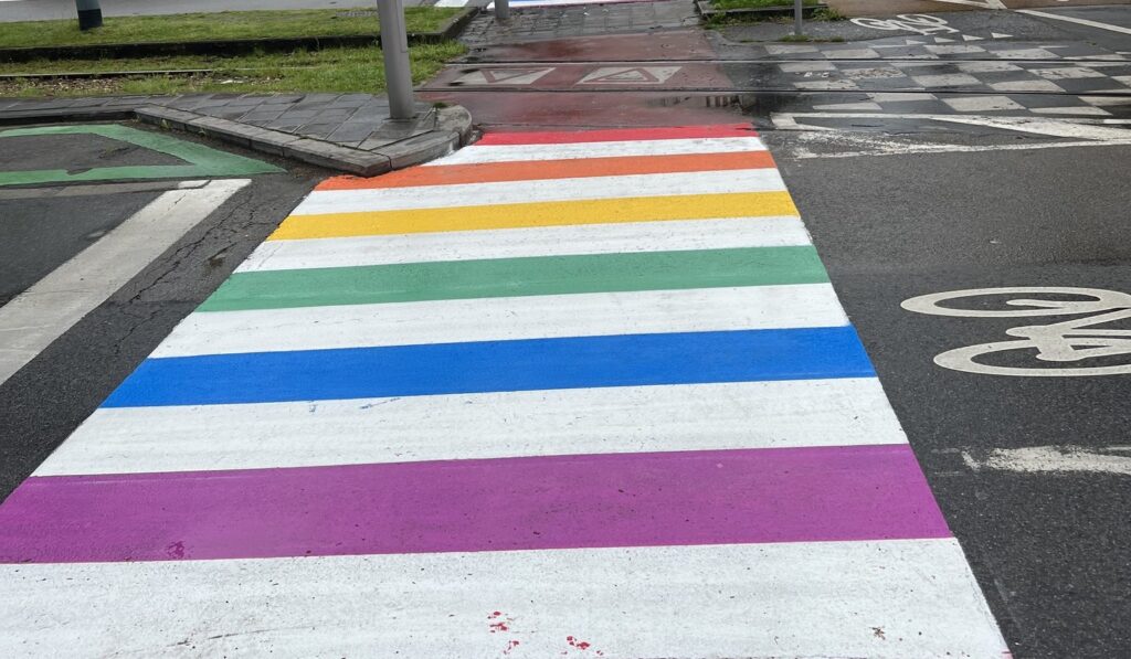 Mayor criticises Brussels government over rainbow zebra crossings