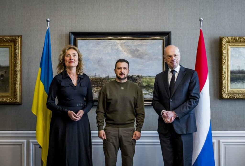 Zelenskyy in the Netherlands to meet with International Criminal Court officials