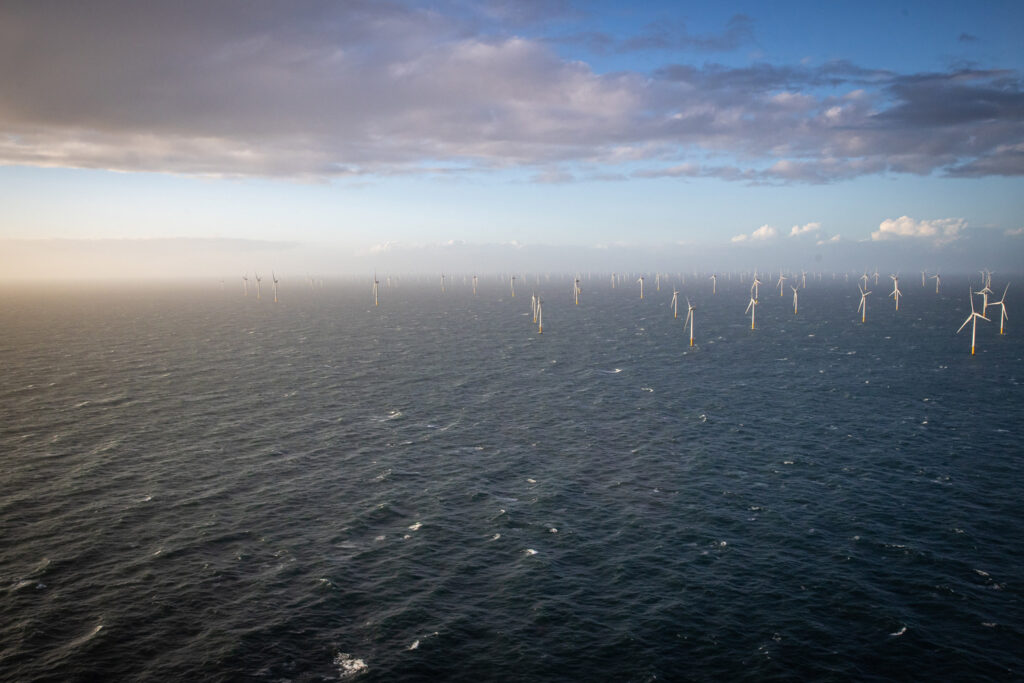 Offshore wind farms slowed this weekend due to excess electricity
