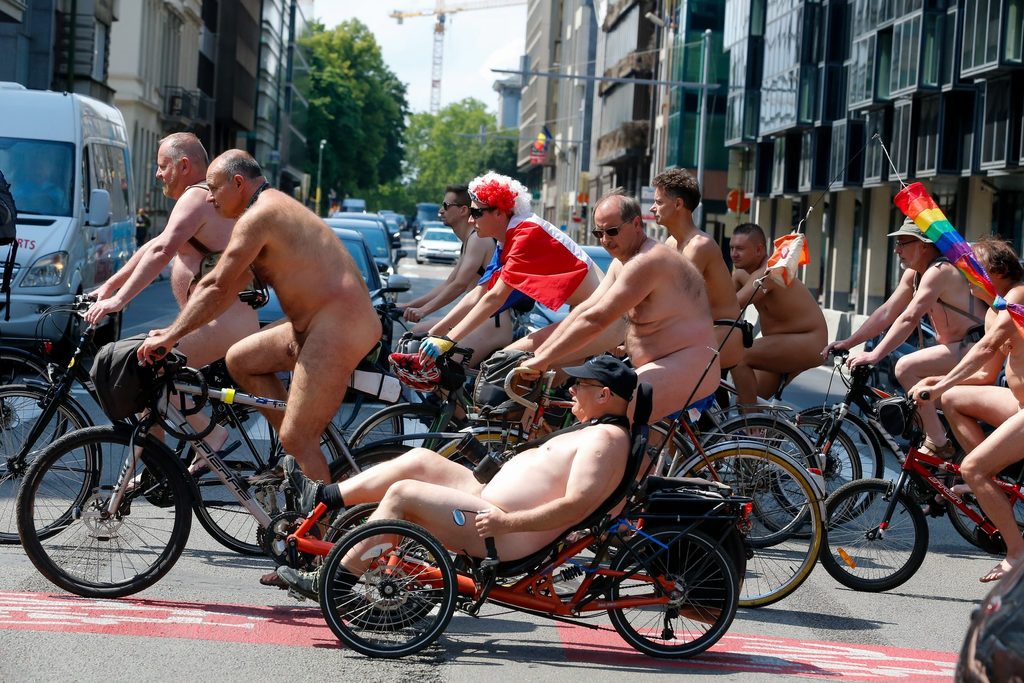 Let's get physical: The story of Brussels' Naked Bike Ride