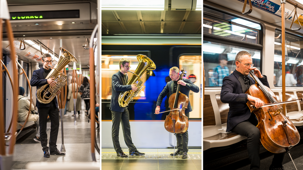 Brussels Philharmonic treats STIB passengers to free concerts