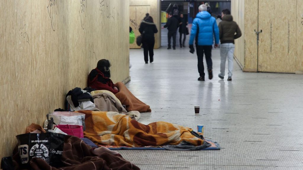 Homelessness in Brussels increased significantly