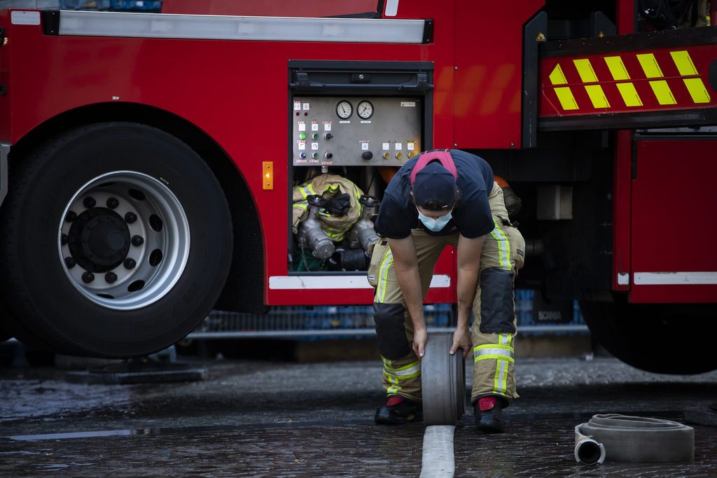 Inhabitants injured following fire near Antwerp
