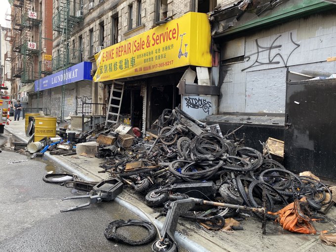 Four dead in New York in yet another e-bike battery fire