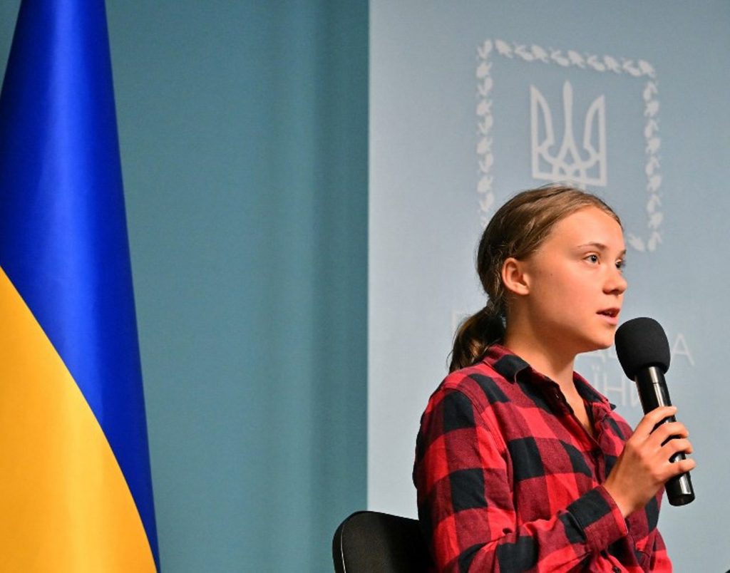 Ukraine: Greta Thunberg highlights the environmental damage caused by the conflict