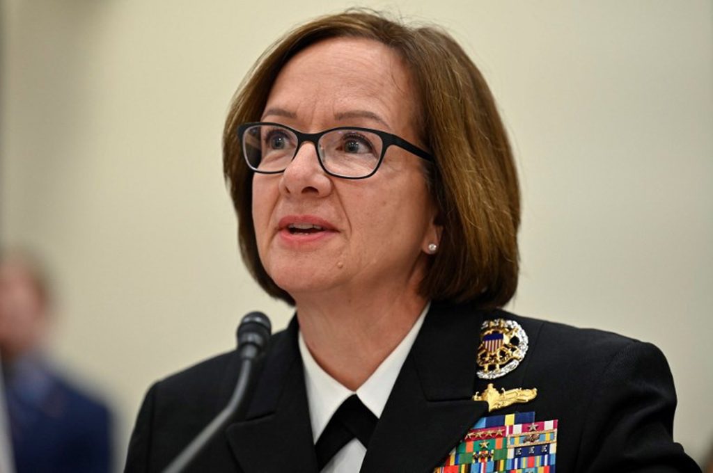 Lisa Franchetti could become first woman to head US Navy