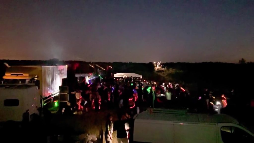 Rave party in Brasschaat military estate over