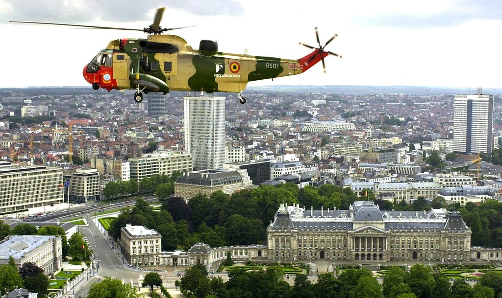 Why are there so many military aircraft over Brussels today?