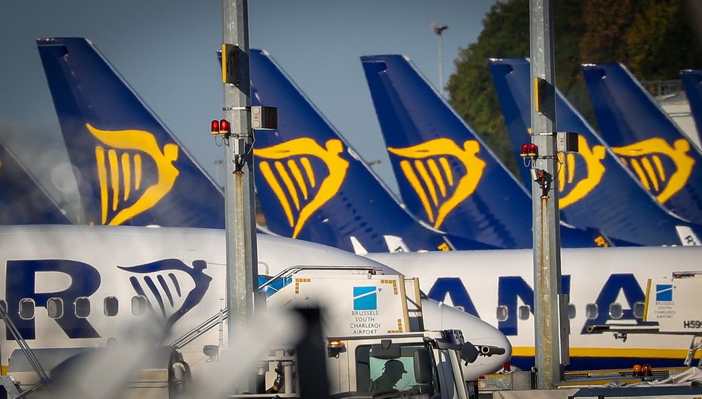 Ryanair pilot strike: 88 flights cancelled on Monday and Tuesday at Charleroi Airport