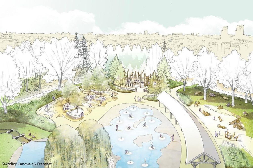 Plans for new 'green oasis' playground in Schaerbeek revealed