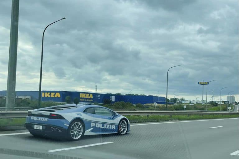 Mysterious appearance of Italian police Lamborghini in Belgium sparks intrigue