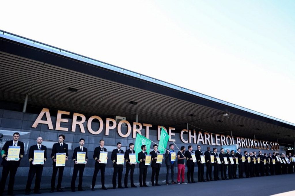 Ryanair pilots want the Irish airline to comply with Belgian law