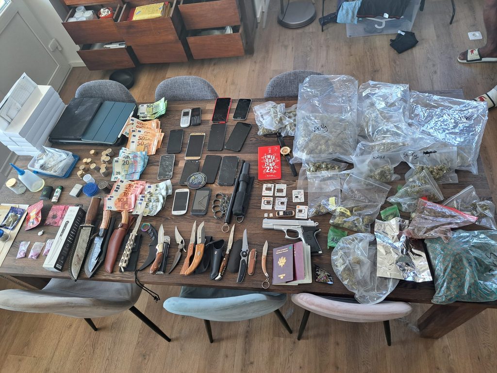 Brussels police find small weapons arsenal during house search of reckless driver