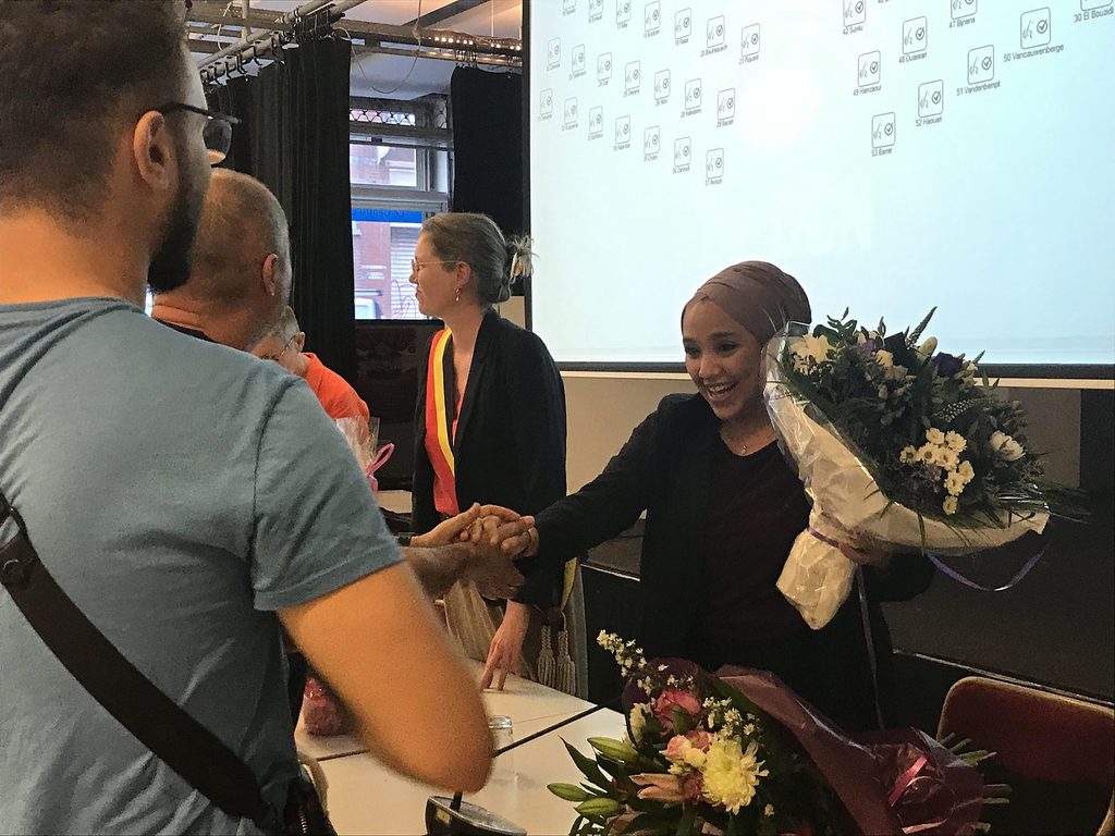 Saliha Raiss sworn in as councillor in Molenbeek