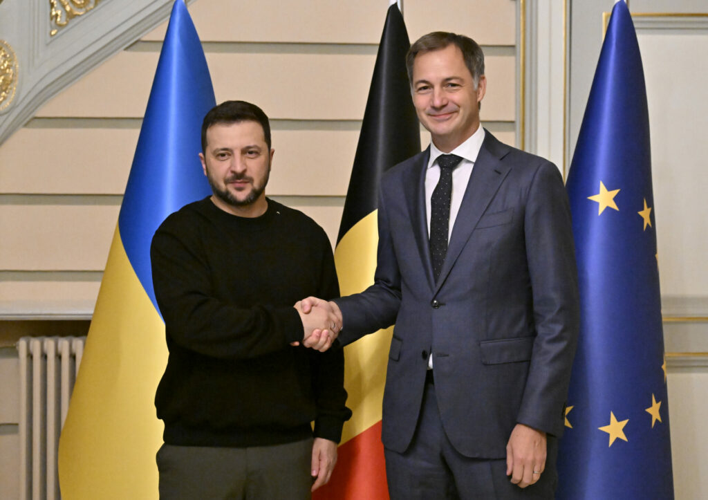 Zelenskyy in Brussels: De Croo confirms Belgium will send combat aircraft to Ukraine
