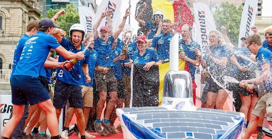 Belgian team wins Solar Challenge in Australia